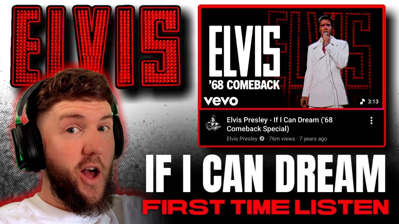 Musician REACTS to 'If I can Dream' by ELVIS PRESLEY (LIVE)