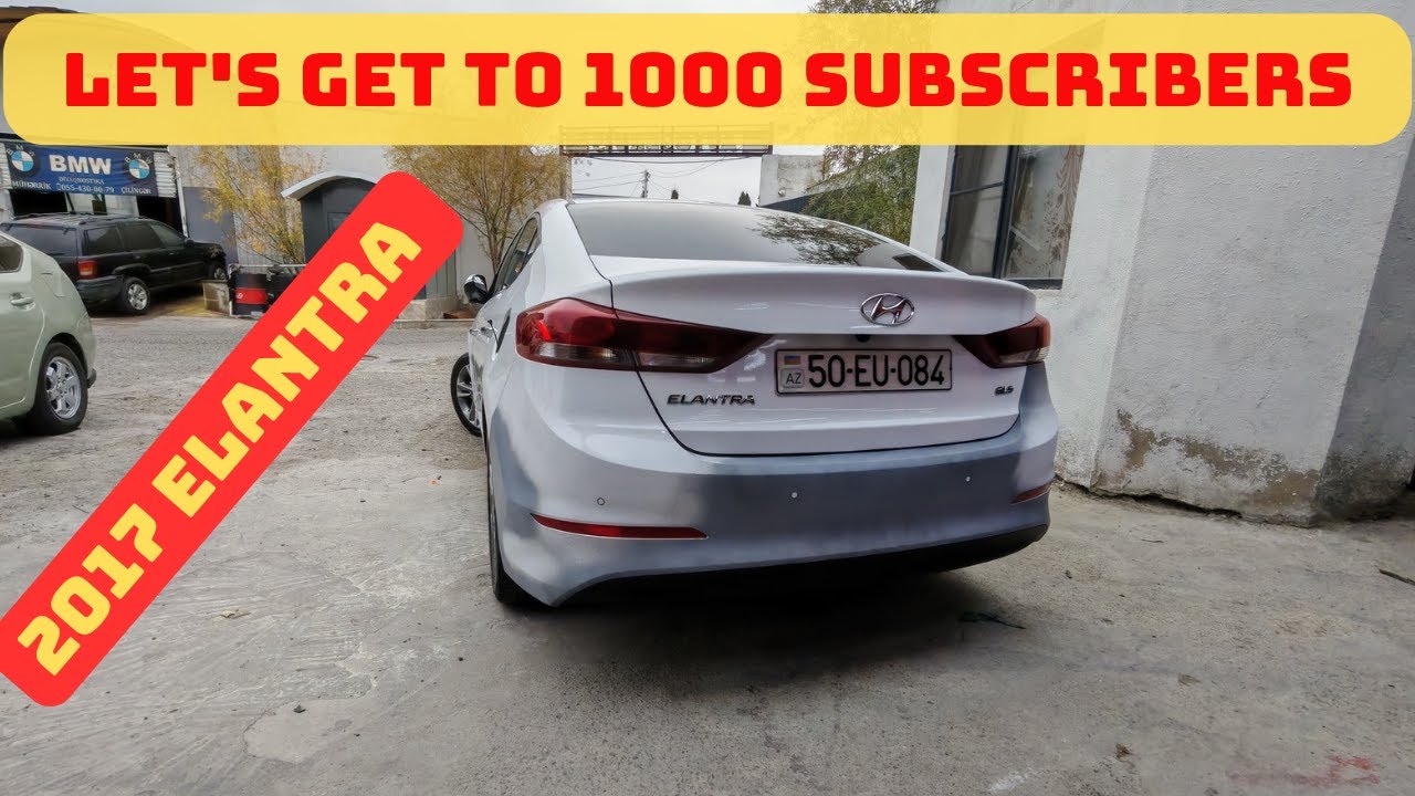 2017 Hyundai Elantr﻿a rear bumper removal. DIY. 
