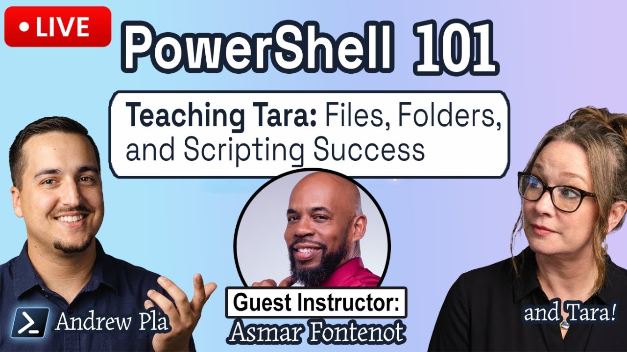 Teaching Tara: Files, Folders, and Scripting Success with Asmar Fontenot