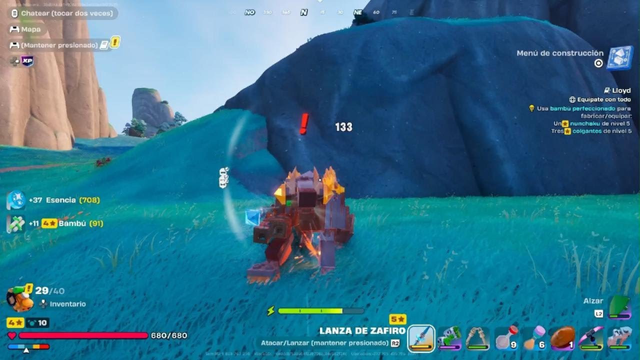 Un ninja débil al hielo? |Fortnite lego