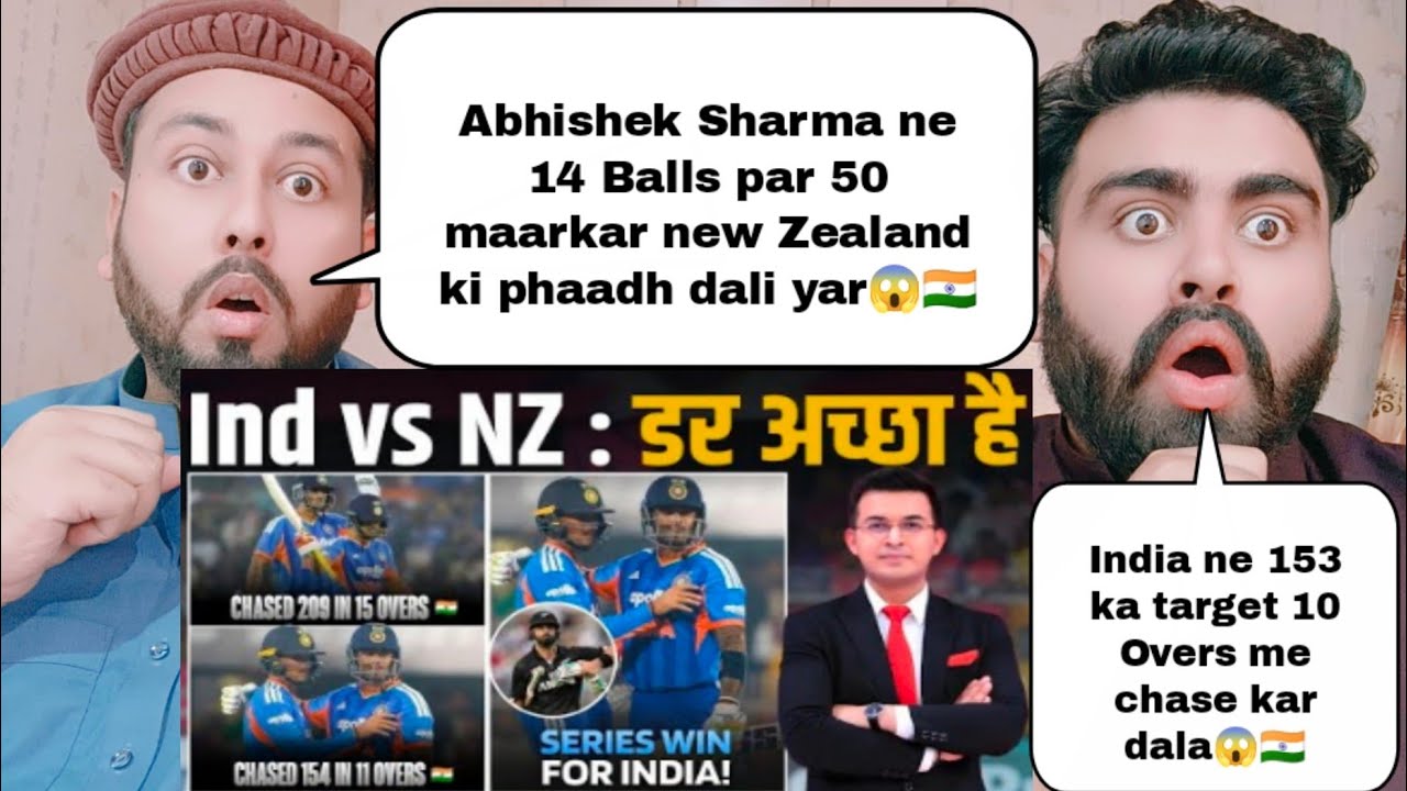 Ind vs NZ : Abhishek blasts 14-ball fifty to hand India unassailable 3-0 lead against NZ