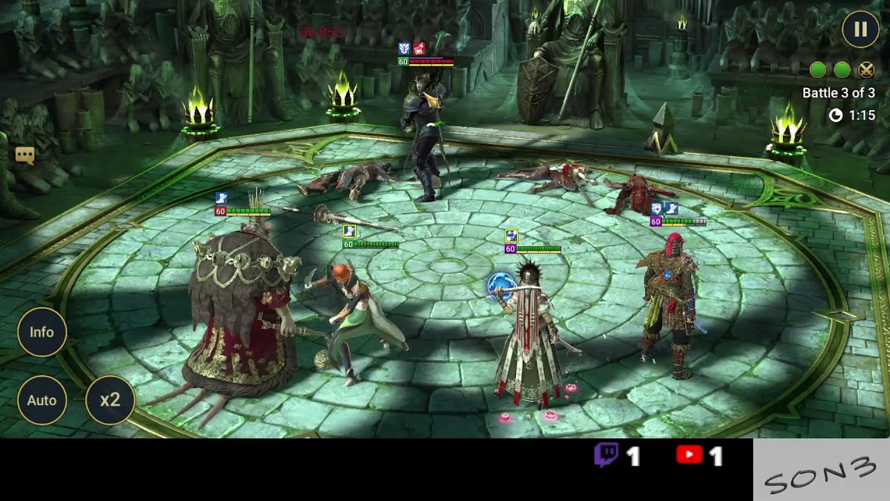 Live 52 - RSL: Raid Shadow Legens - Chimera -  depois Fortnite