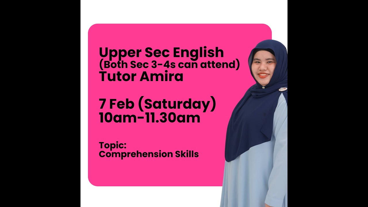 Upper Sec English [WA1 Online Revision, AY2026]