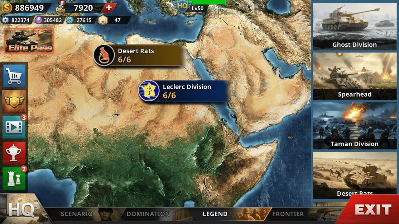 Leclerc Division Level 1-6 - World Conqueror 4