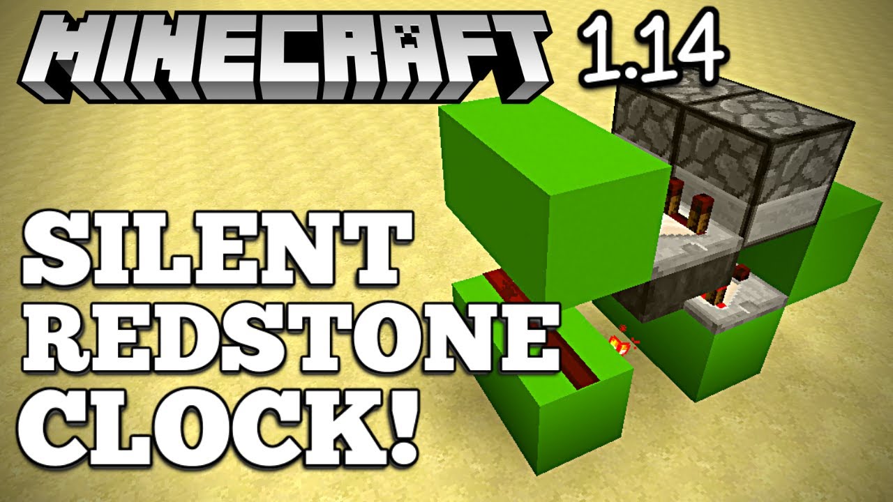 Silent Adjustable Redstone Hopper Clock Minecraft