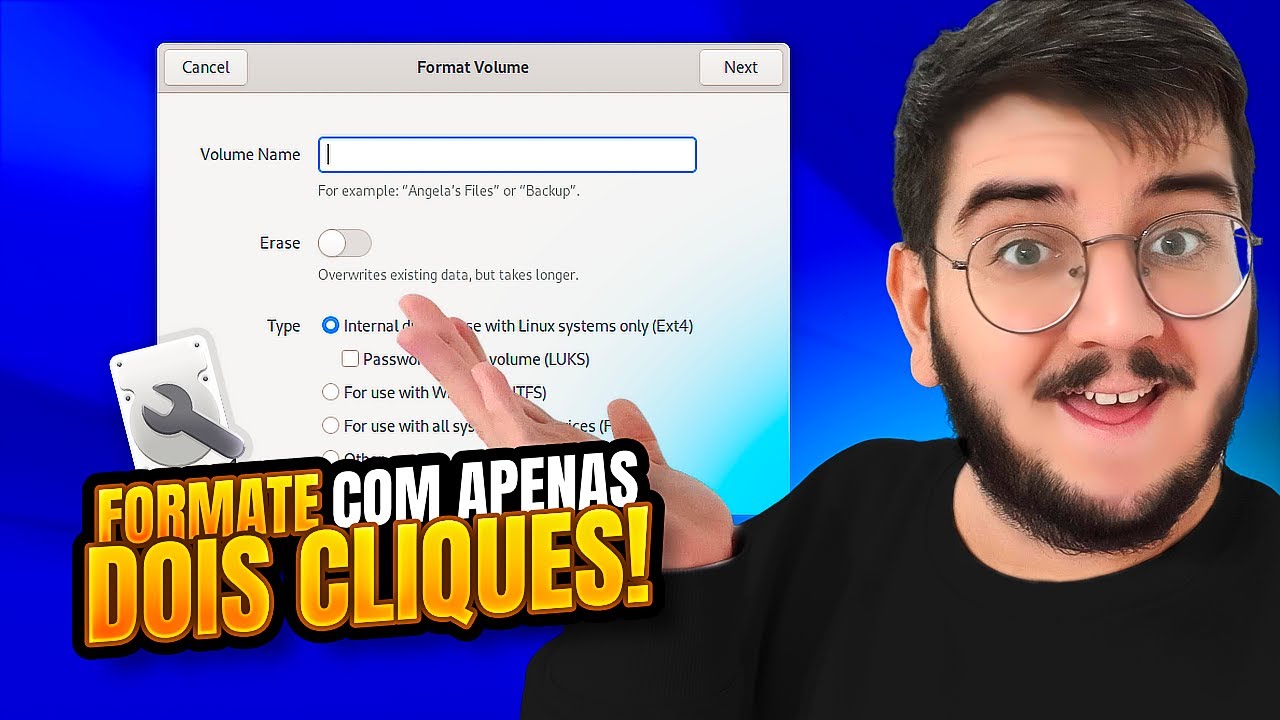 Como formatar um pendrive no Linux em poucos segundos!