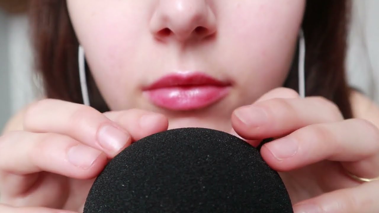 Mic Scratching and Touching ASMR with Gentle Whispering