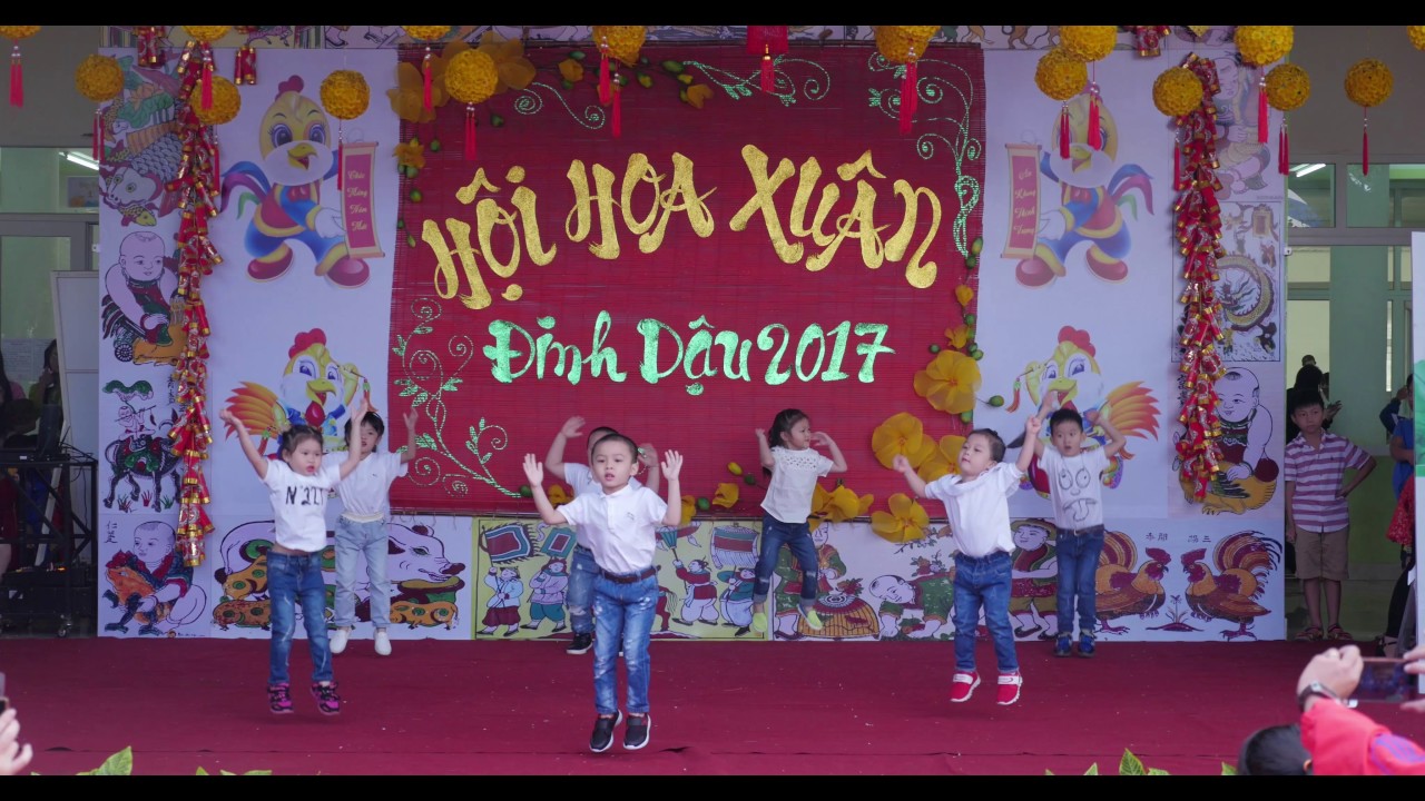 Nhảy Mi Mi Mi - Chồi 1 - Hội Hoa Xuân 2017 - Mầm Non Hoa Sen Buôn Ma Thuột 26