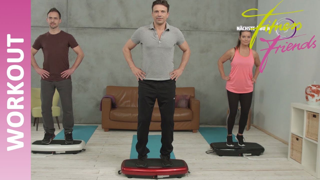 Vibrationsplatte Slim - Workout (2) II Fitness Friends