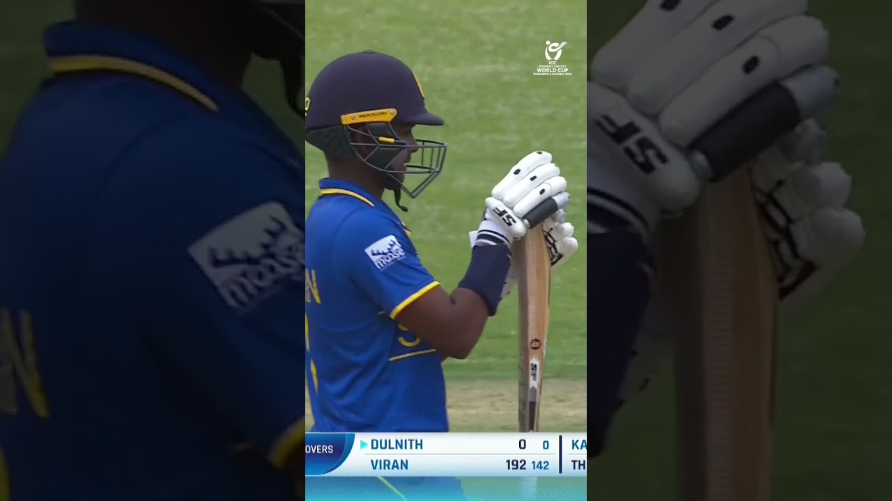 Sri Lanka's Viran Chamuditha creates #U19WorldCup history 🚨 #CricketShorts