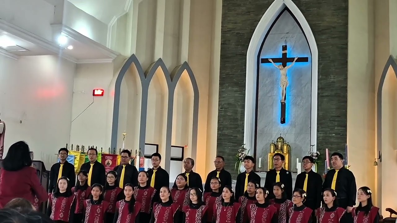 lomba paduan suara gereja Sta. Maria Bunda Allah Plamongan Indah #semarang 