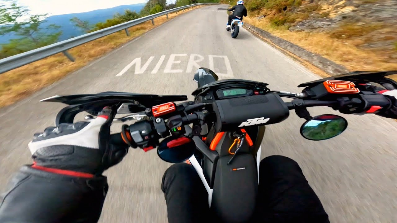 KTM SMC-R 690 FULL GASS IN TUSCANY