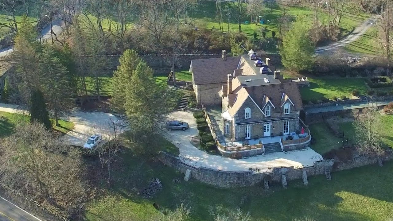 DJI Inspire 1 Drone over Mount Savage, Maryland 4k