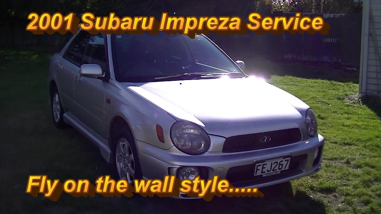 Subaru Impreza 2.0L EJ20 Basic Oil Change and Service