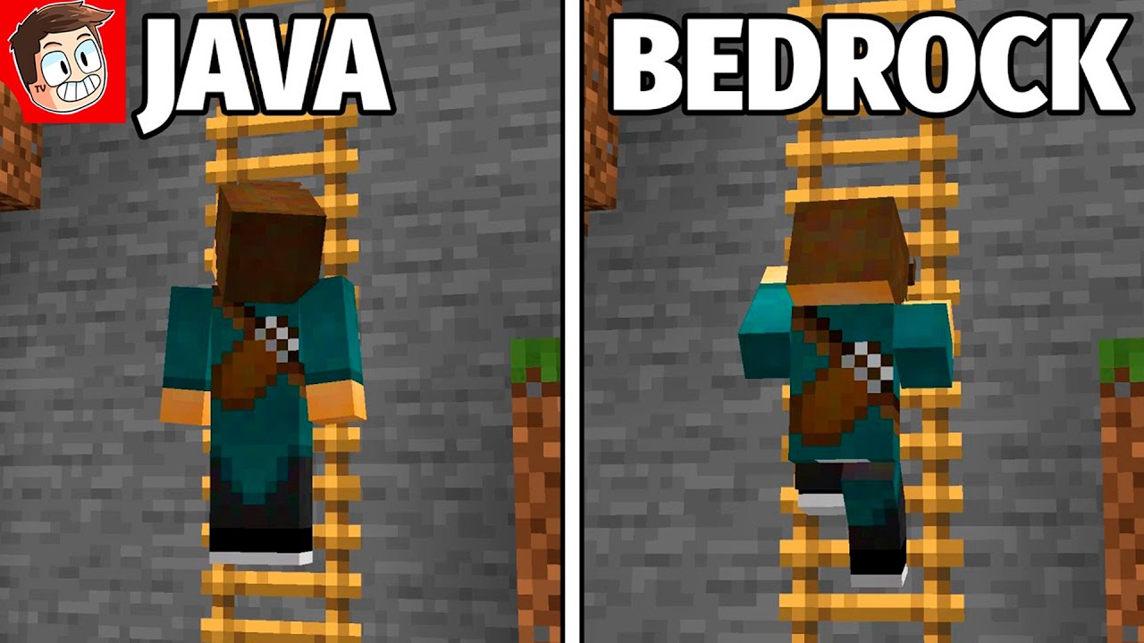 Revelei DIFEREN&Ccedil;AS Entre JAVA e BEDROCK!