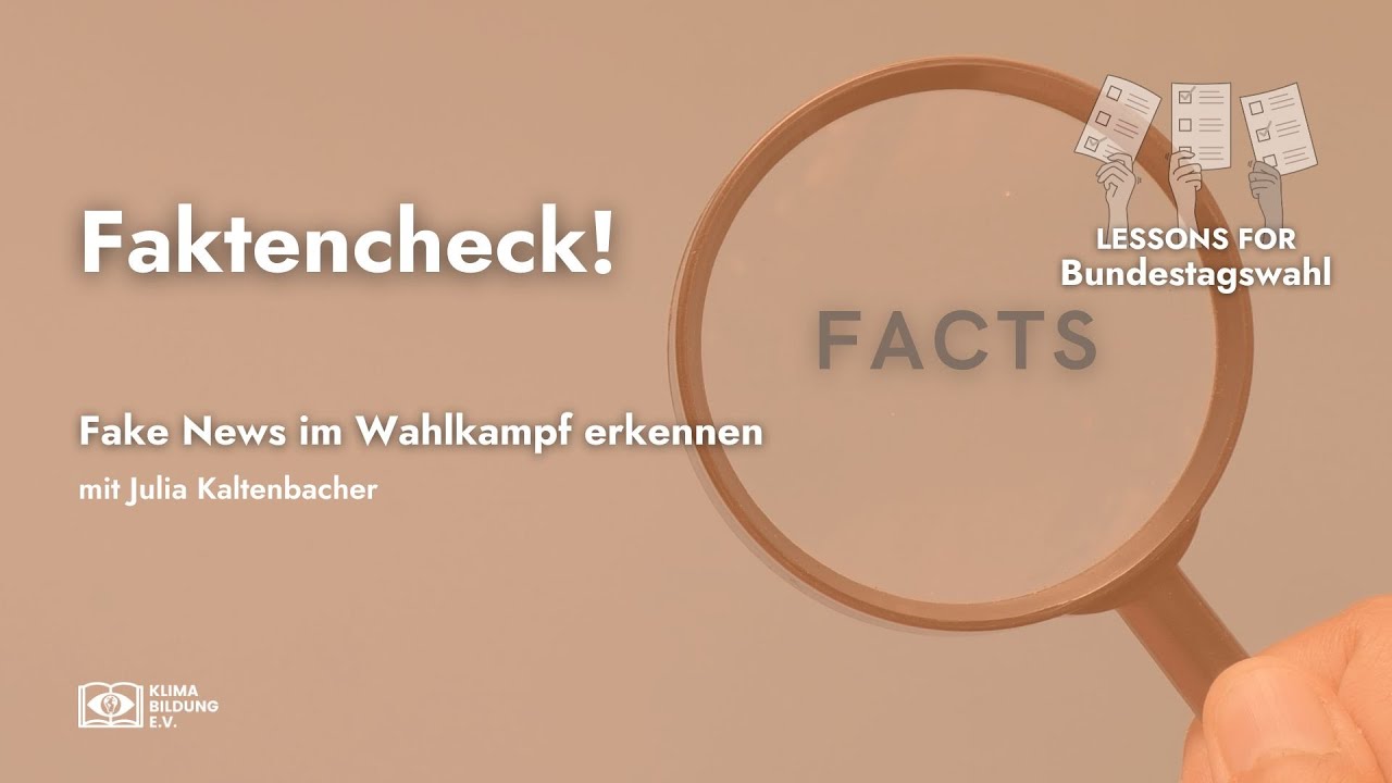 Lessons for Bundestagswahl 2025 | Fake News im Wahlkampf mit Julia Kaltenbacher