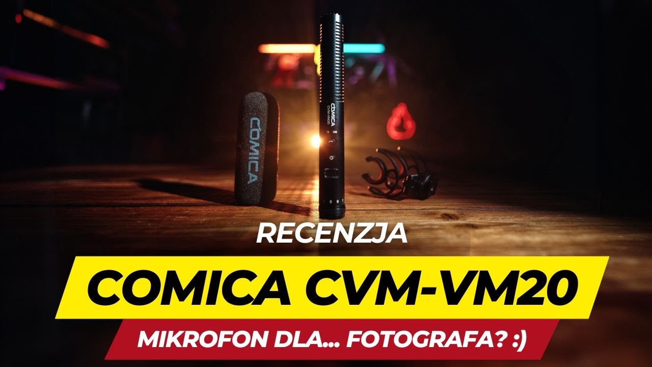 Mikrofon dla... fotografa | Recenzja Comica CVM-VM 20 | Dawid Mazur