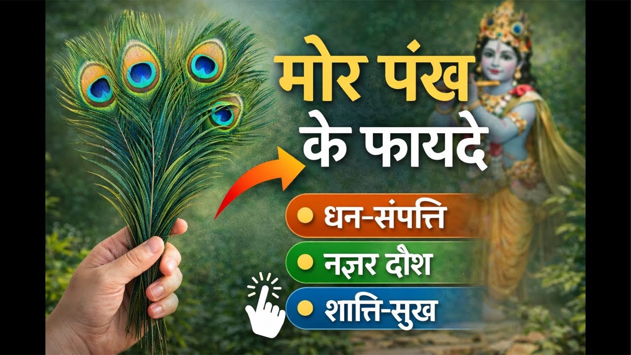 घर में मोर पंख क्यों रखें? 🦚 जानिए चमत्कारी लाभ | Mor Pankh Benefits #neelamkundal