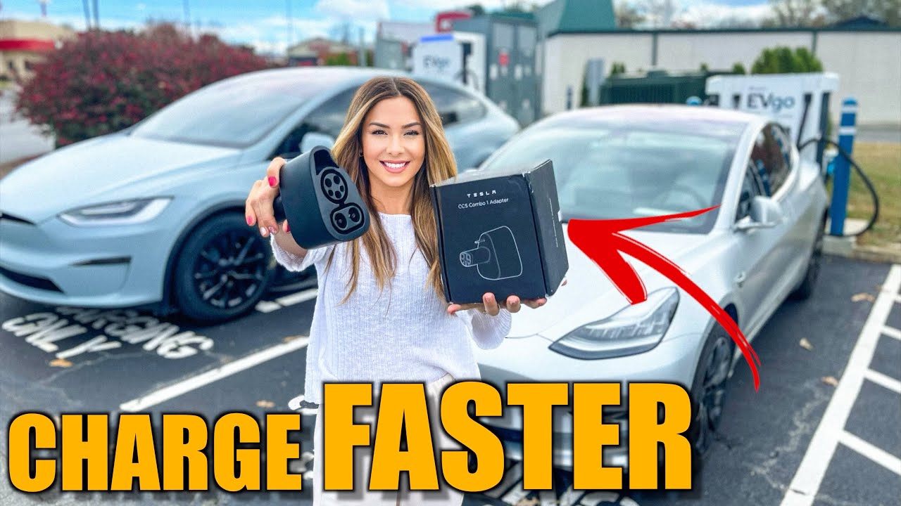 Новый адаптер Tesla CCS меня поразил | Заряжает ещё быстрее