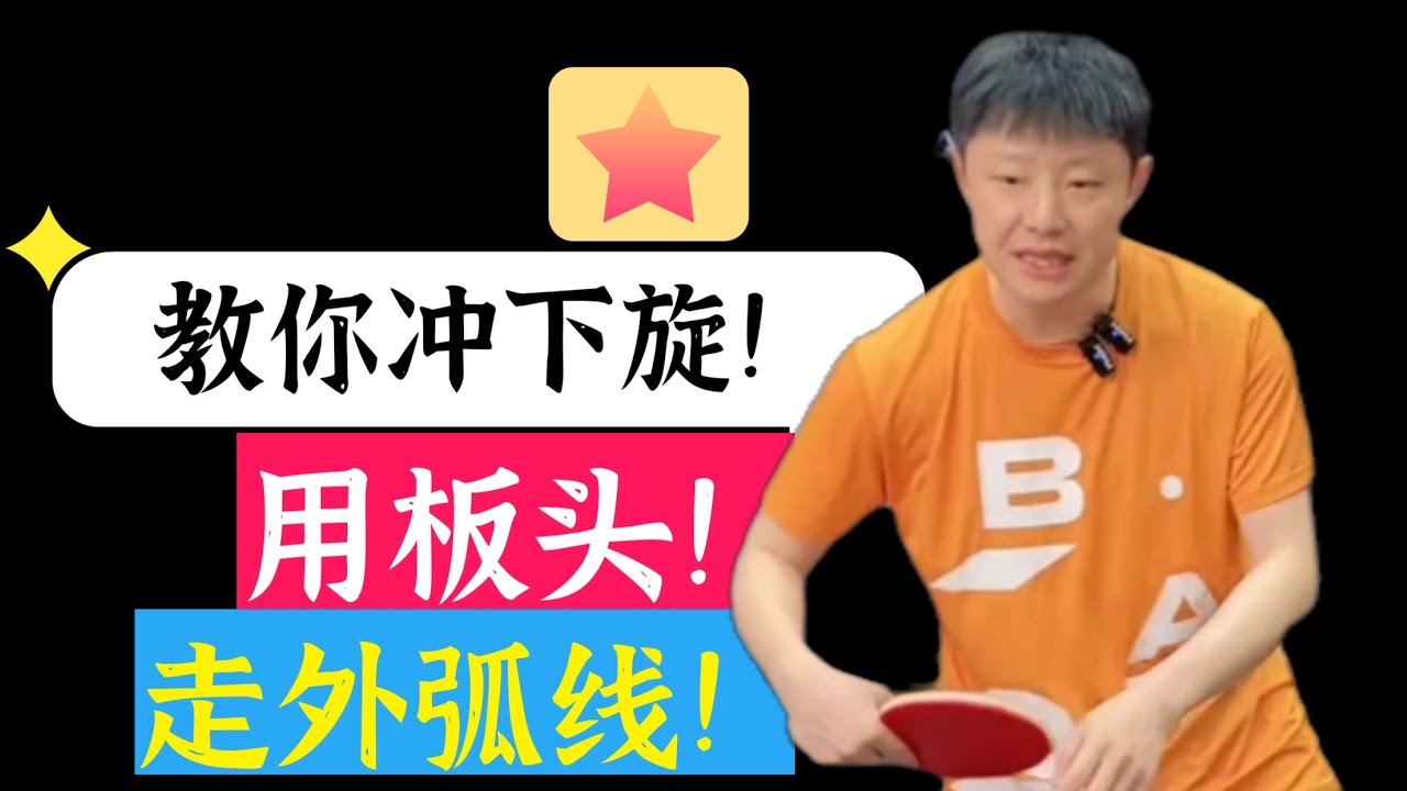 541期！教你反手冲下旋！用拍头！走外弧线！值得收藏！Learn how to execute a backhand down-the-line smash!