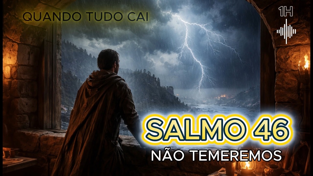 SALMO 46 CANTADO (1 Hora) | Deus é Nosso Refúgio e Fortaleza – Quando Tudo Desmorona