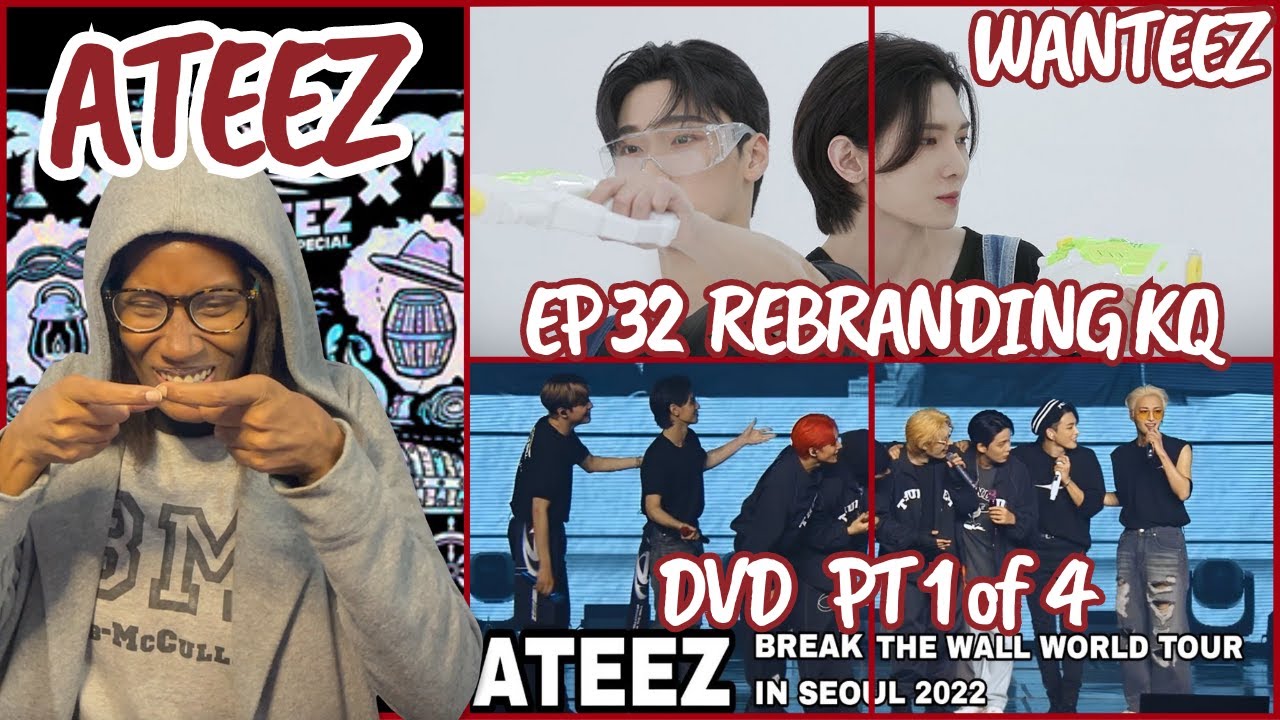 WANTEEZ EP 32 ATEEZ Rebrands KQ & Break The Wall Cookie 💜 | REACTION