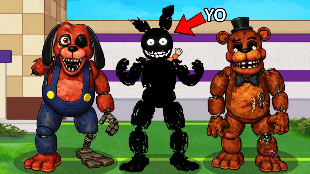 Jugando Como Los Animatronicos Secretos De FNAF