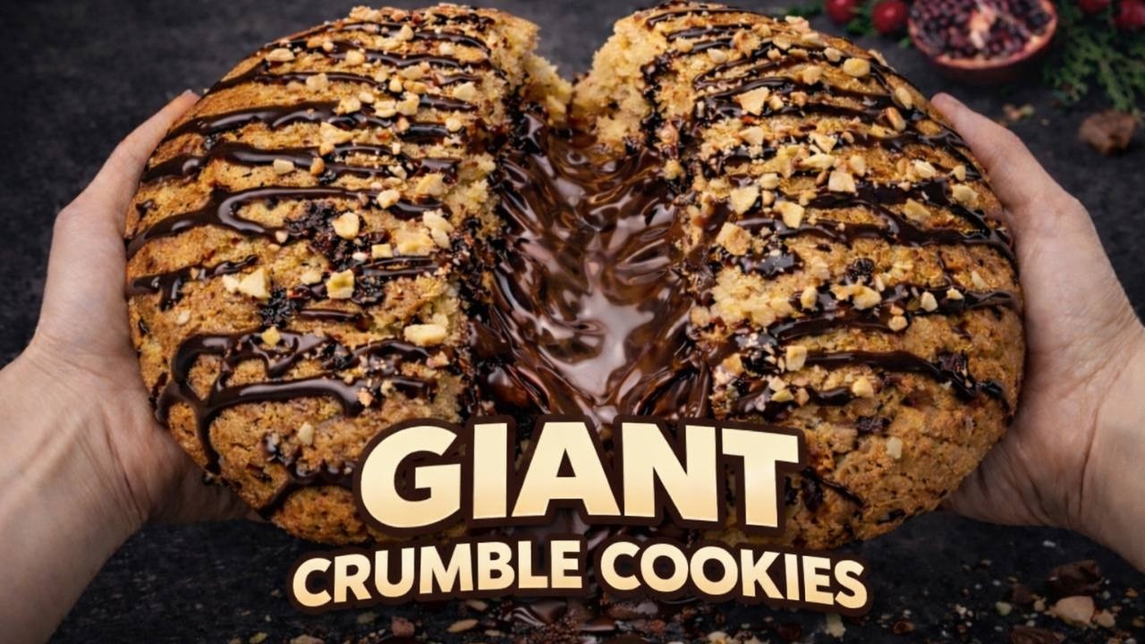 Making GIANT COOKIES 🍪 Chocolate explosion inside!