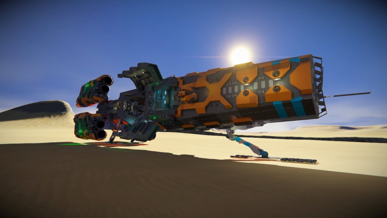 The Kusari Class explorer!!! Space engineers ship showcase