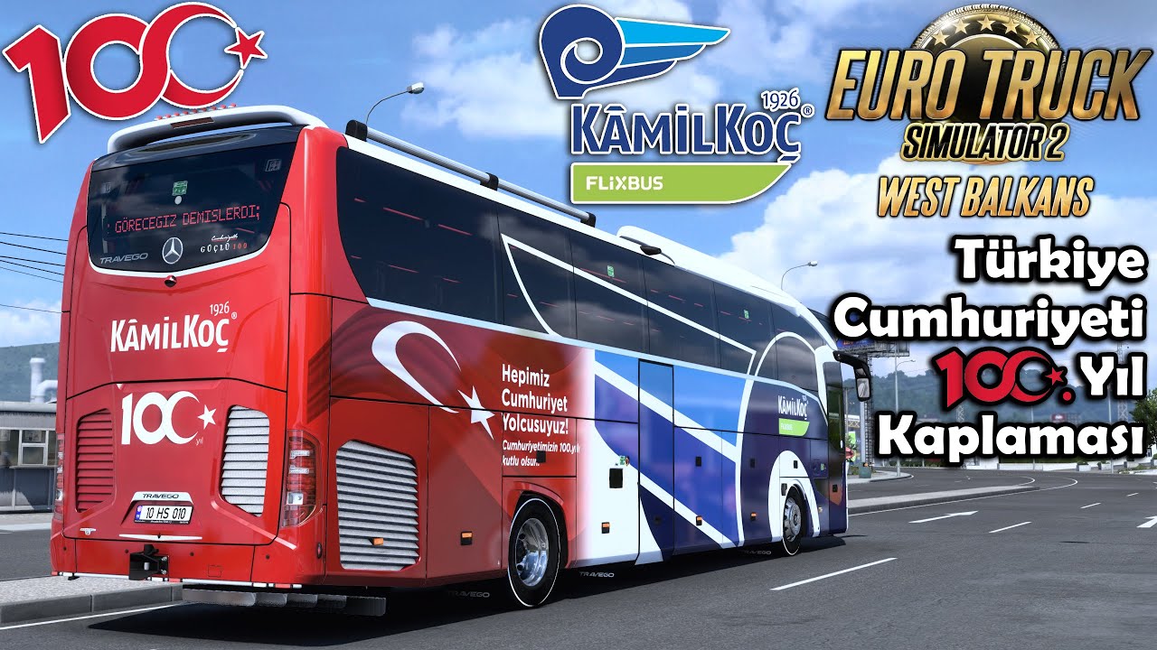 Türkiye Cumhuriyeti 100. Yıl Kaplaması // 2023 Travego 16SHD | West Balkans DLC #6 !!