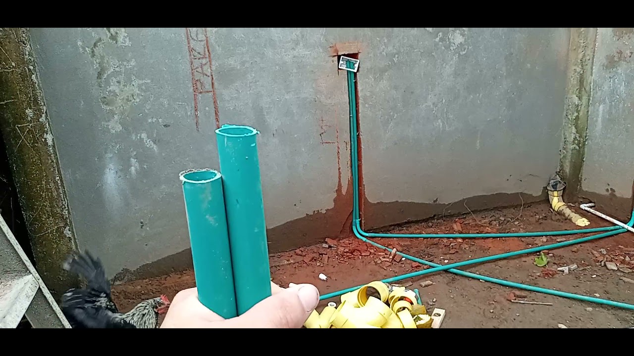 como instalar tuberias electricas,internet,tv cable desde 0   #11