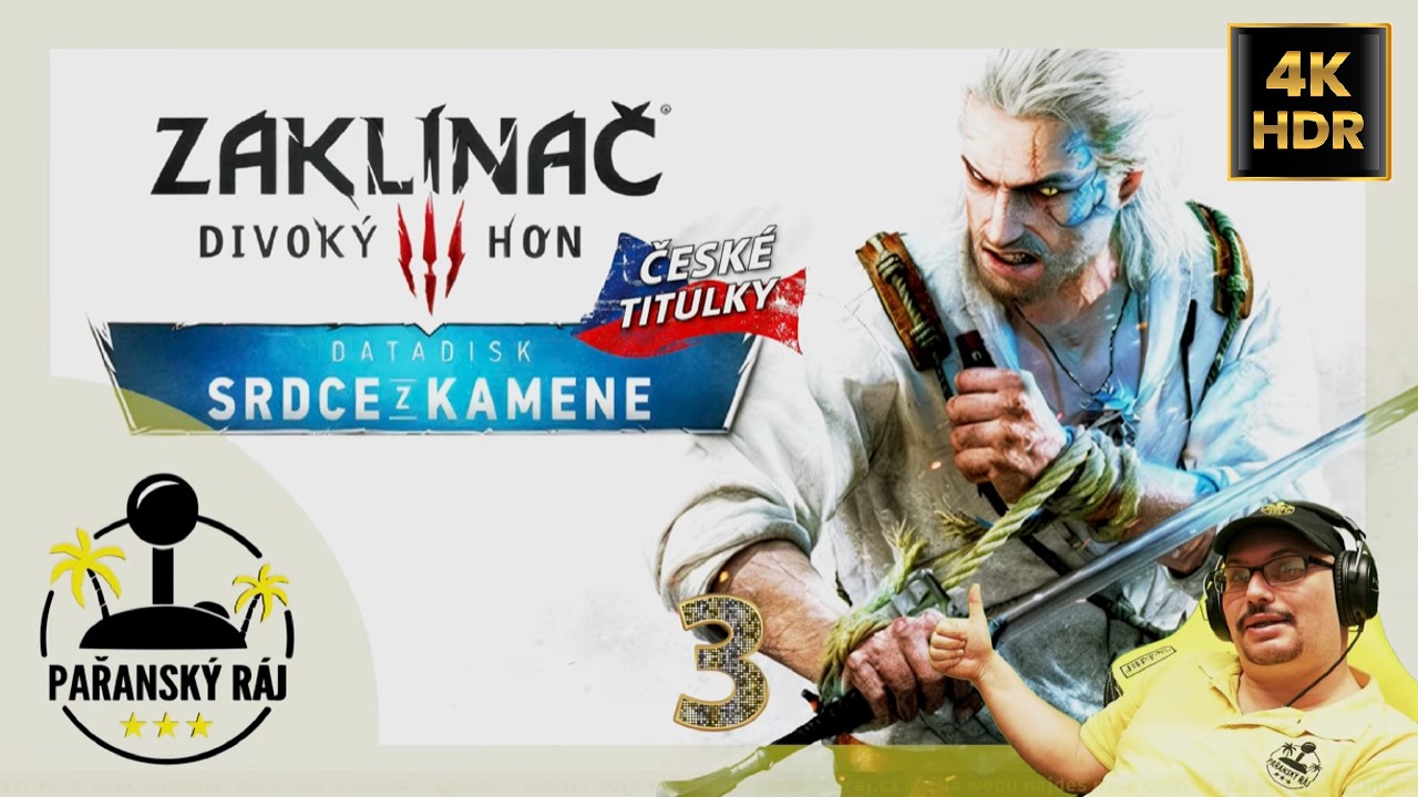 Zaklínač 3: Srdce z kamene #3 | #60 Český Gameplay / Let's Play přes PC na ULTRA RT | CZ 4K60 HDR