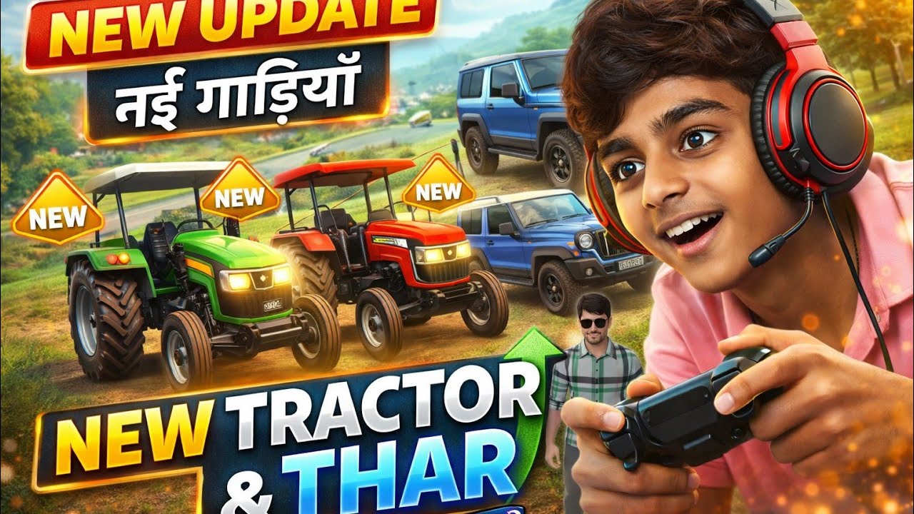 Indian Vehicles Simulator 3D 😱 | New Tractor Update Real Gameplay 
