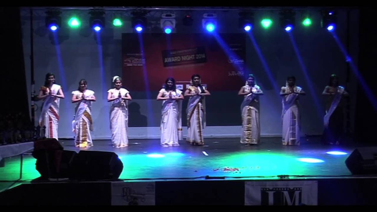 British Malayali Award night 2014 miss kerala