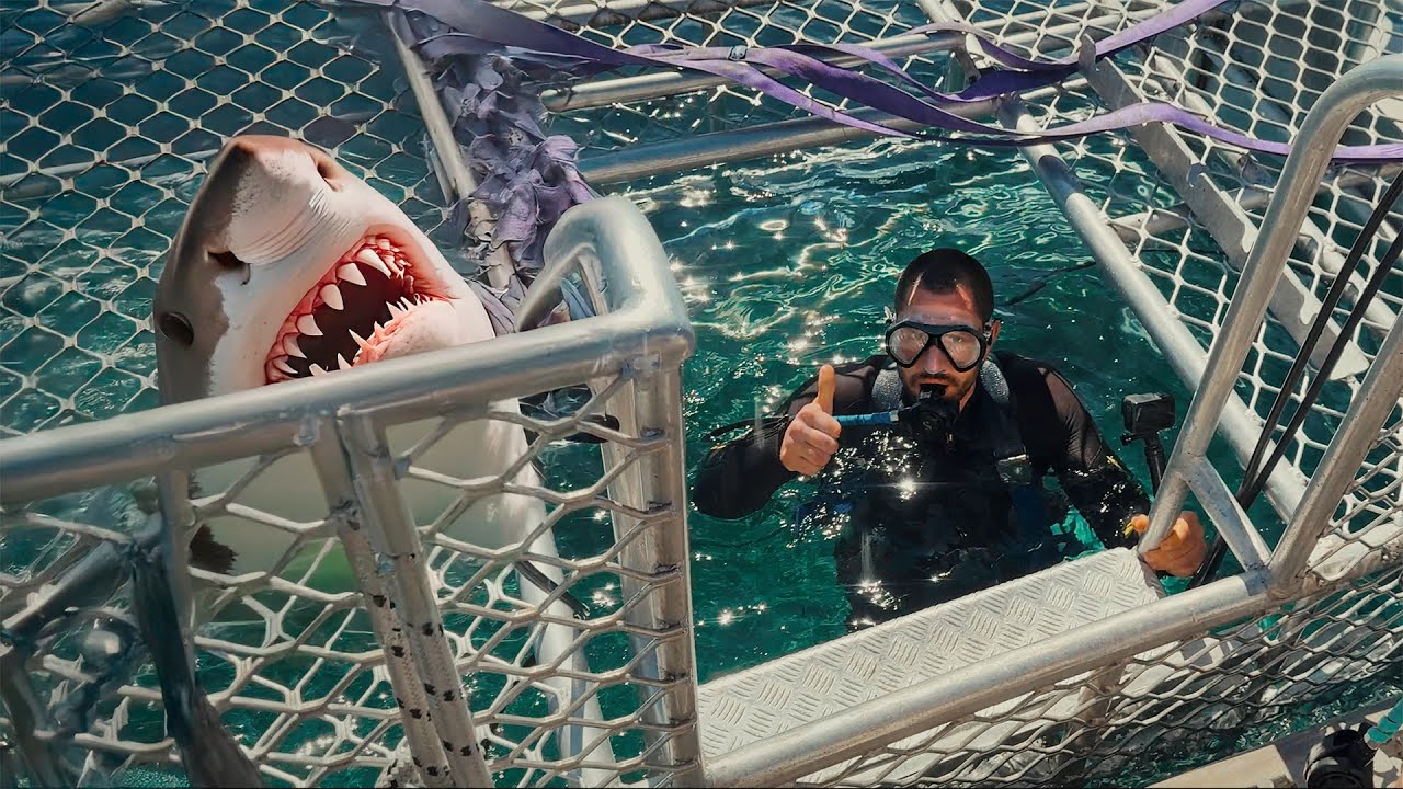 GREAT WHITE SHARK DIVING | BitVlog #118
