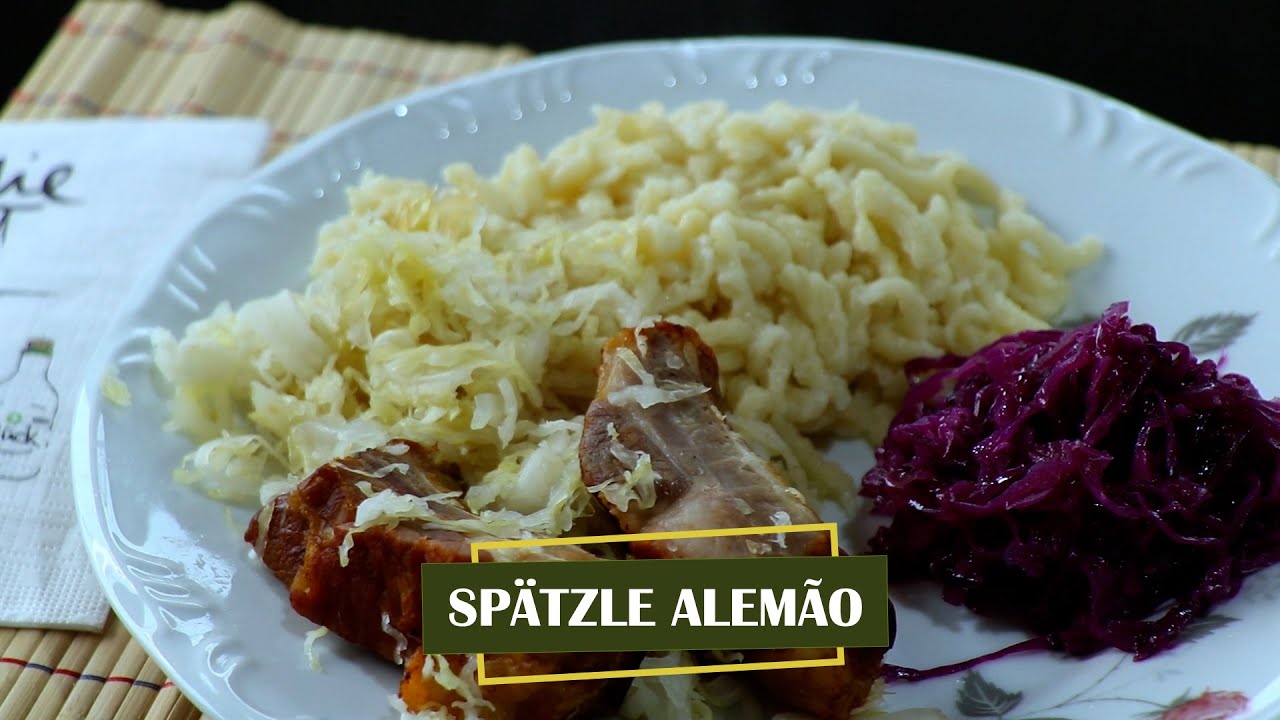 SPÄTZLE ALEMÃO | macarrão típico da culinária germânica!
