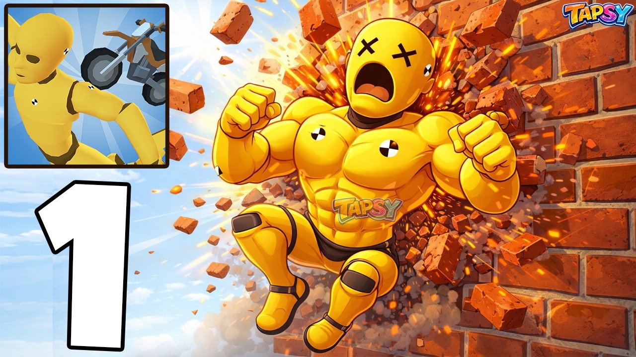 💥Crash Him Gameplay Walkthrough Part 1 – Smash and Control Basics (Android,iOS)