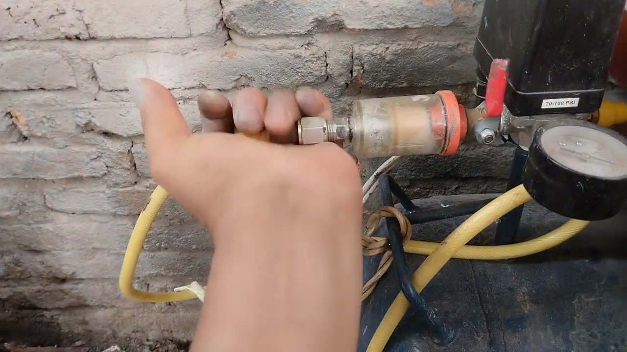 Uso de filtro de agua y aceite para pintura automotriz #hojalateriaypintura 