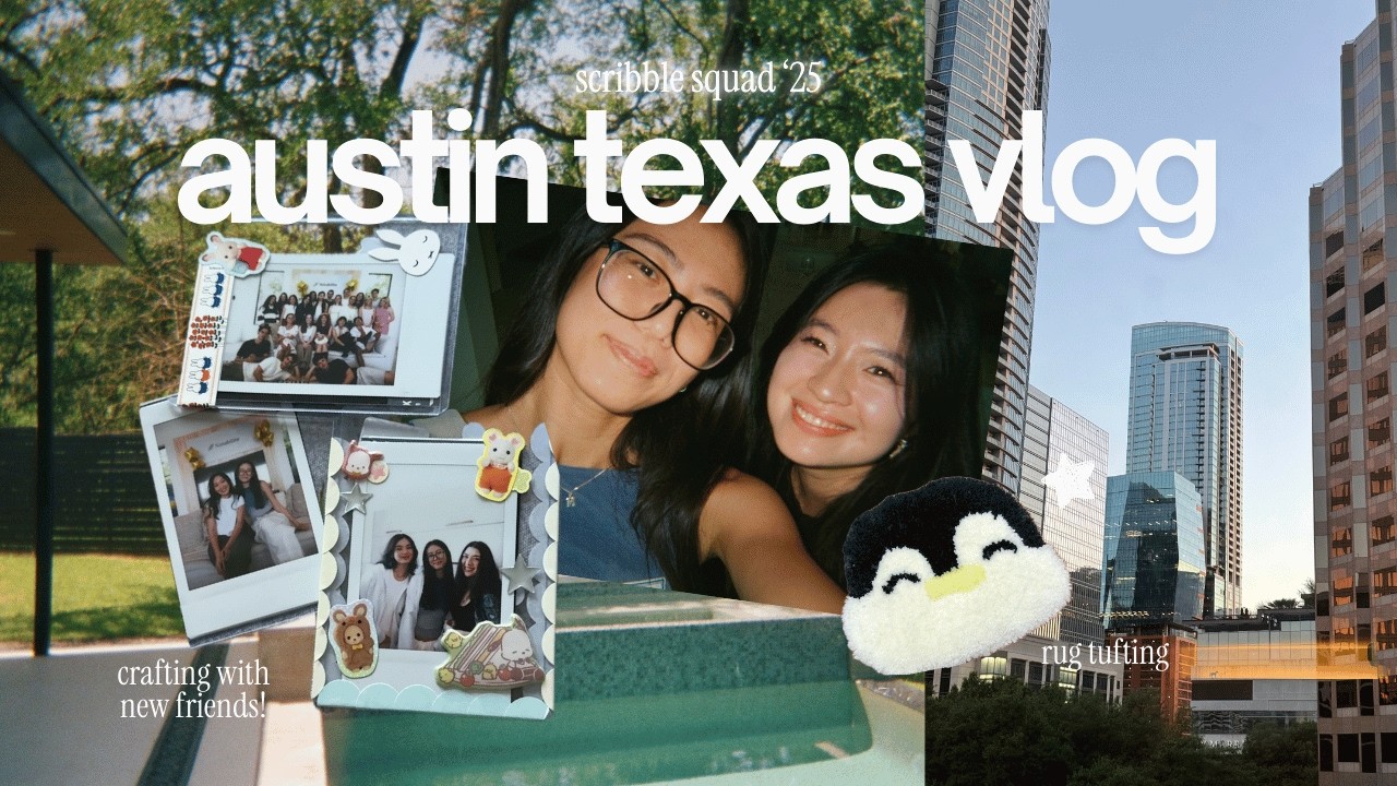 my first time in texas | brand trip, rug tufting, meeting creators