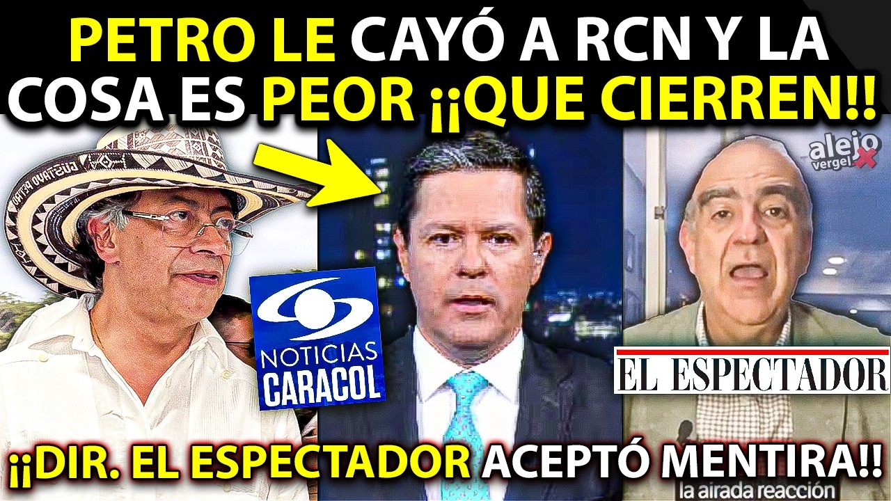 🚨PETRO CASTIG&Oacute; A CARACOL Y RCN: Caer&aacute;n por Caso Mujeres. Medios Confiesan MENTIRA de Rusia y Pagos