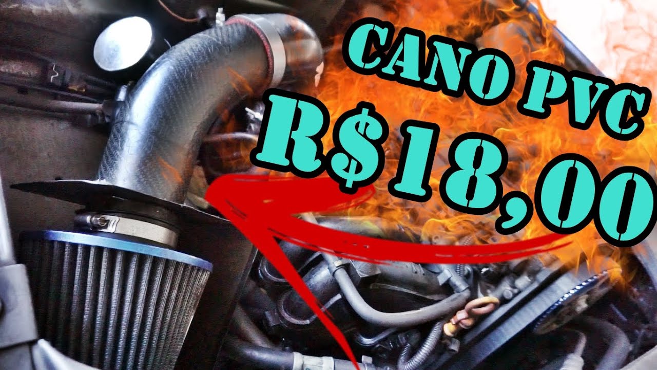 Intake caseiro de R$18,00 reais após 3 anos de uso! IMPRESSIONANTE!