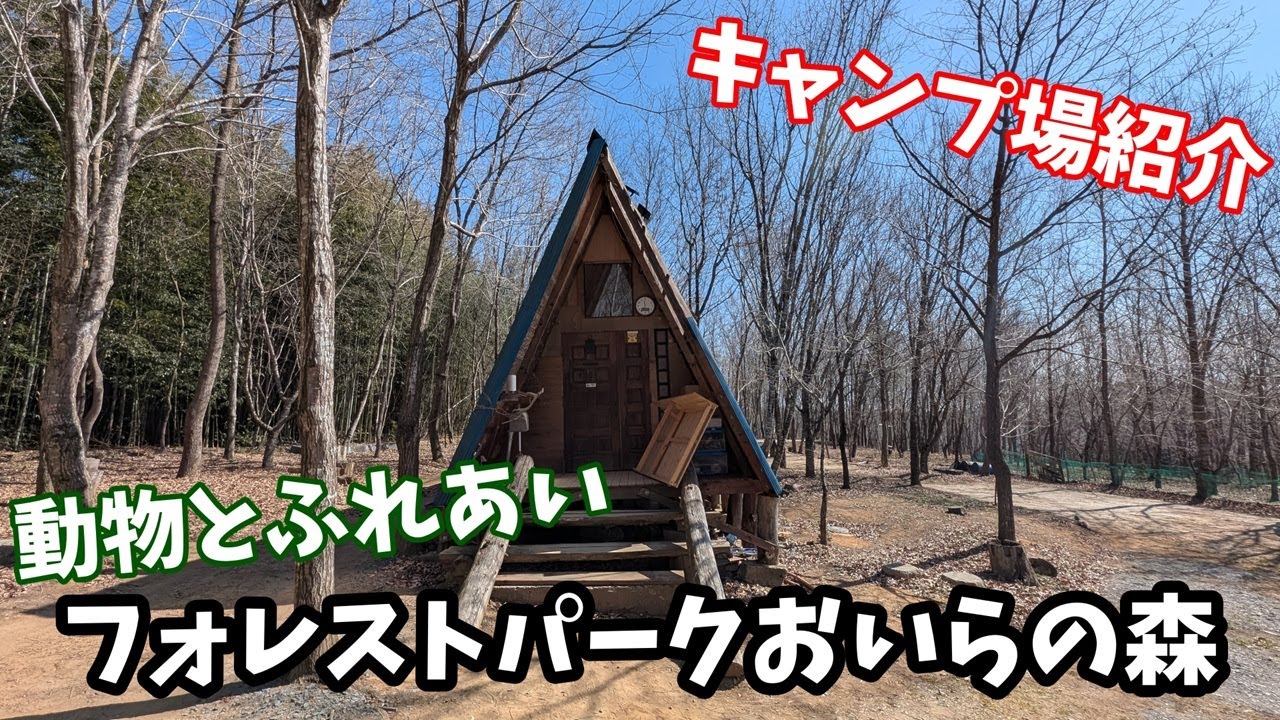 【キャンプ場紹介】動物とふれあえるフォレストパークおいらの森【栃木】