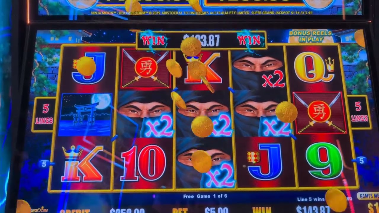Ninja Moon vs Ninja Moon Palms vs Yaamava' Dollar Storm Bonuses #Ninja #slot #casino #bonus #dollar