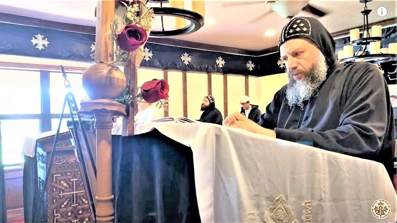 HG Bishop Youssef: Evening Pascha~Eve of Tuesday:1st, 3rd, 6th, 9th Hours @ SMSM Abbey,TX~04/13/2020