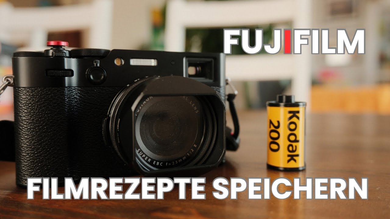 Fujifilm Filmrezepte direkt in der Kamera speichern 