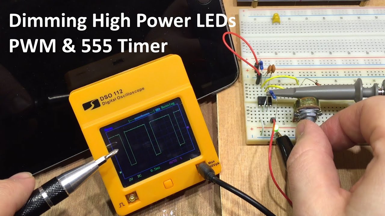High Powered LED Dimmer - PWM & 555 Timer - 12v Solar Shed