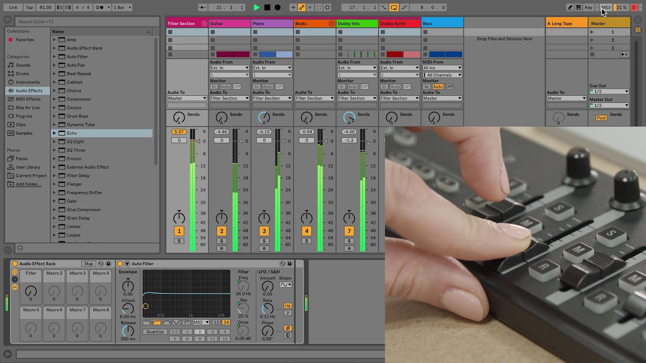 Learn Live: MIDI mapping and key mapping