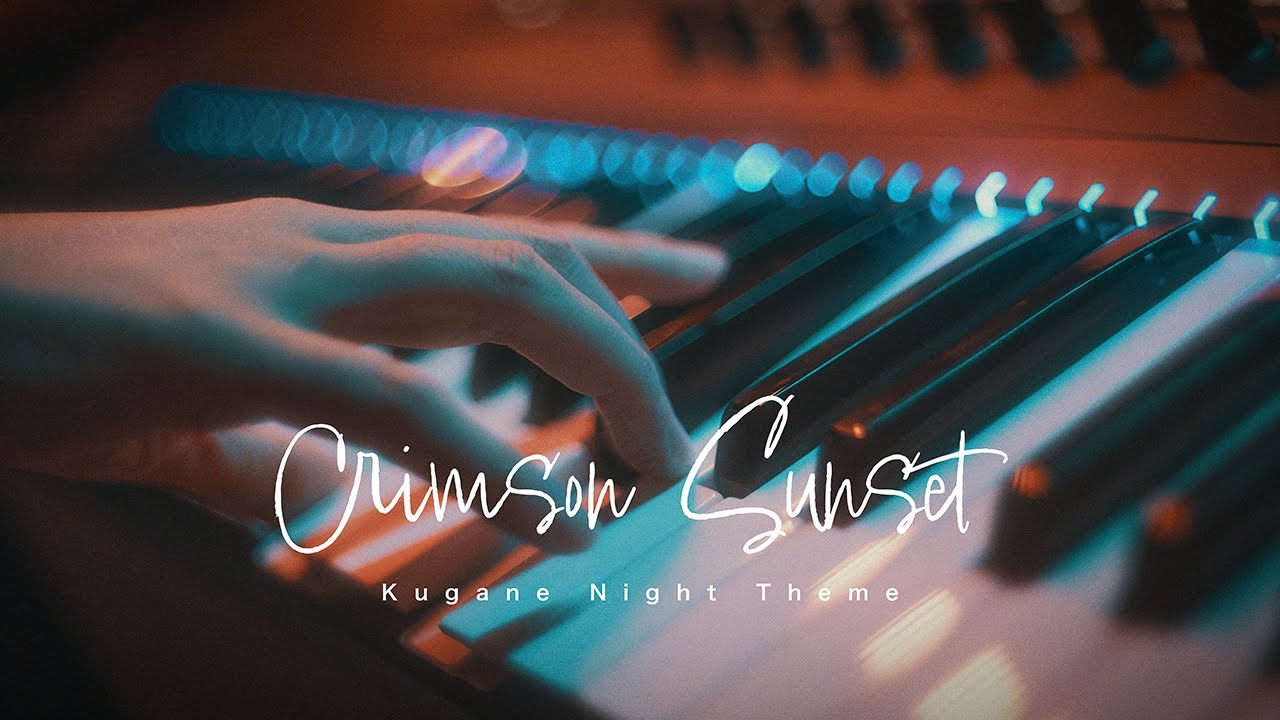 【FF14】Crimson Sunset -Kugane night theme(紅の夜更け/クガネ 夜BGM)- Lofi piano cover