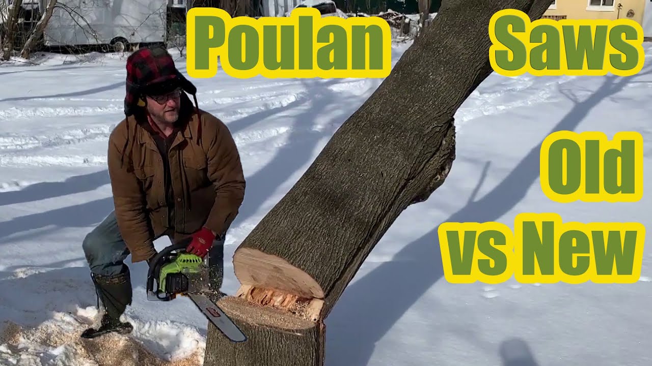 Poulan 5020 vs Poulan 3400 - Old vs New - Part 1