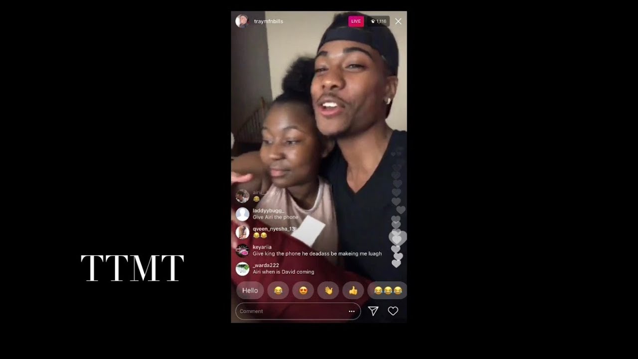 TRAY ON IG LIVE FT AIRI, CHRIS, COREY, & KING *airi gets petty*